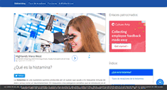 Desktop Screenshot of histamina.org
