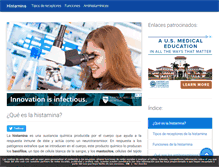 Tablet Screenshot of histamina.org